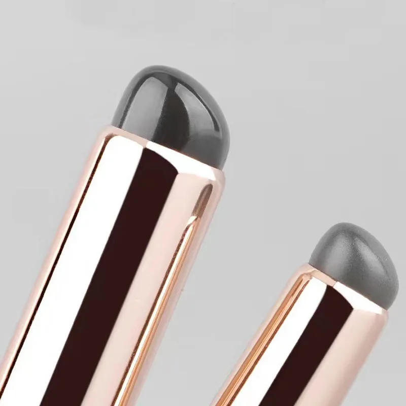 Description Picture 3 of itemSilicone Lip Brush Angled Concealer Makeup Brush Tool Portable Round Head Like Fingertips Q Soft Lipstick Brush Concealer Brush