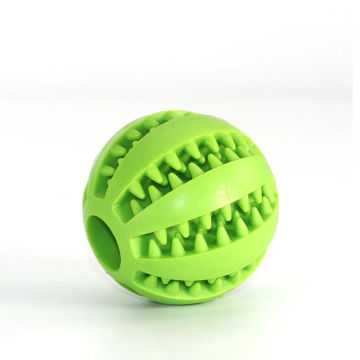 Natural Rubber Pet Dog Toys Dog Chew Toys Tooth Cleaning Treat Ball Extra-tough Interactive Elasticity Ball5cm for Pet Products