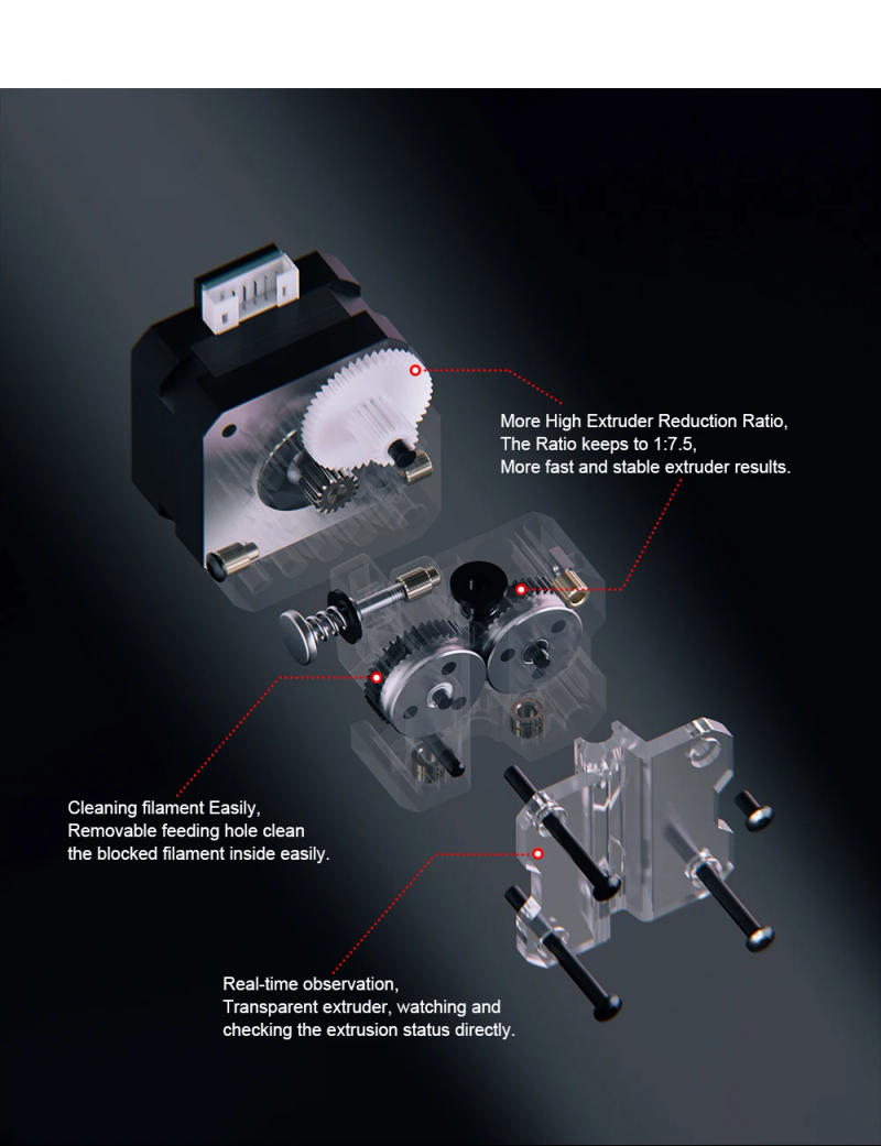 Description Picture 5 of itemFLYING BEAR 3D Printer Aone 2 Easy Leaning Using High Precision DIY Machine Kit