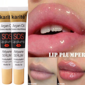 Clear Jelly Plumping Lip Gloss Moisturizing Reduce Lip Fine Lines Oil Waterproof Liquid Lipstick Makeup Sexy Lips Tint Cosmetic