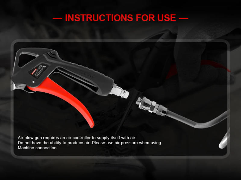 Description Picture 5 of itemAEROPRO Air Blow Gun Air Dust Gun Pneumatic Dust Blow Comfortable Fatigue Design 1 pack/2 pack/4 pack