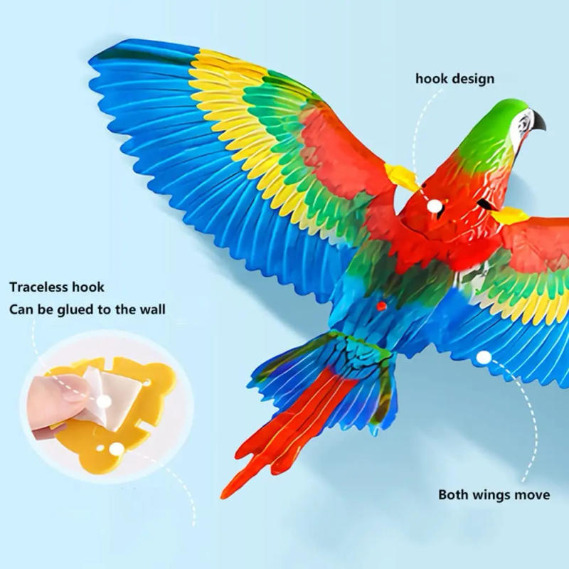 Description Picture 5 of itemSimulation Bird Interactive Cat Toys Electric Hanging Eagle Flying Bird Cat Teasering Play Cat Stick Scratch Rope Kitten Dog Toy