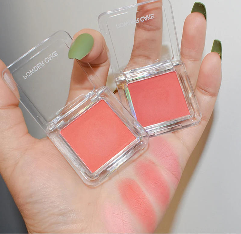 Description Picture 3 of itemBrighten Face Blush Palette Face Contouring Soft Face Blusher Natural Cheek Tint Cheek Rouge Female Makeup Waterproof 1pcs Matte