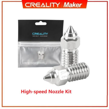 CREALITY High Speed Nozzle Kit 2pcs 0.4/0.6mm for FDM printers equipped with Spider High-temperature and High-speed Hotend