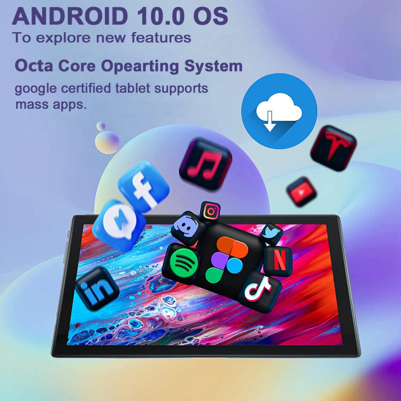 Description Picture 3 of item2 In 1 Tablet Pc Laptop Maxpad 10.1 inch 1920X1200 IPS Octa Core Processor Android 10 Type-C 9 Hours Battery Life 5+13MP Cameras