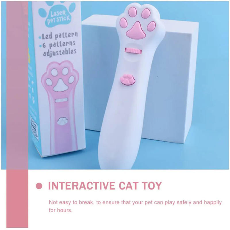 Description Picture 5 of itemLaser Cat Teasing Stick 5 Modes + Red Dot LED Light Pointer Indoor Interactive Projection Toys Dog Kitten Pet Accessories
