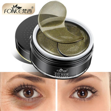 Korean Skin Care Black Tea Collagen Gel Eye patches Mask Plant for eyes Remover dark circles Anti Age Bag Eye Wrinkle 60 Piece