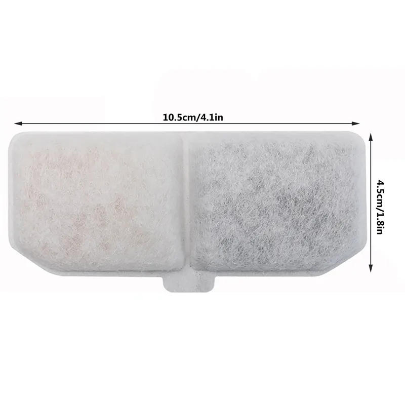 Description Picture 3 of item10pcs Cat Water Fountain Filter Replacement Filters Pet Cats Water Drinking Dispenser filter supplies