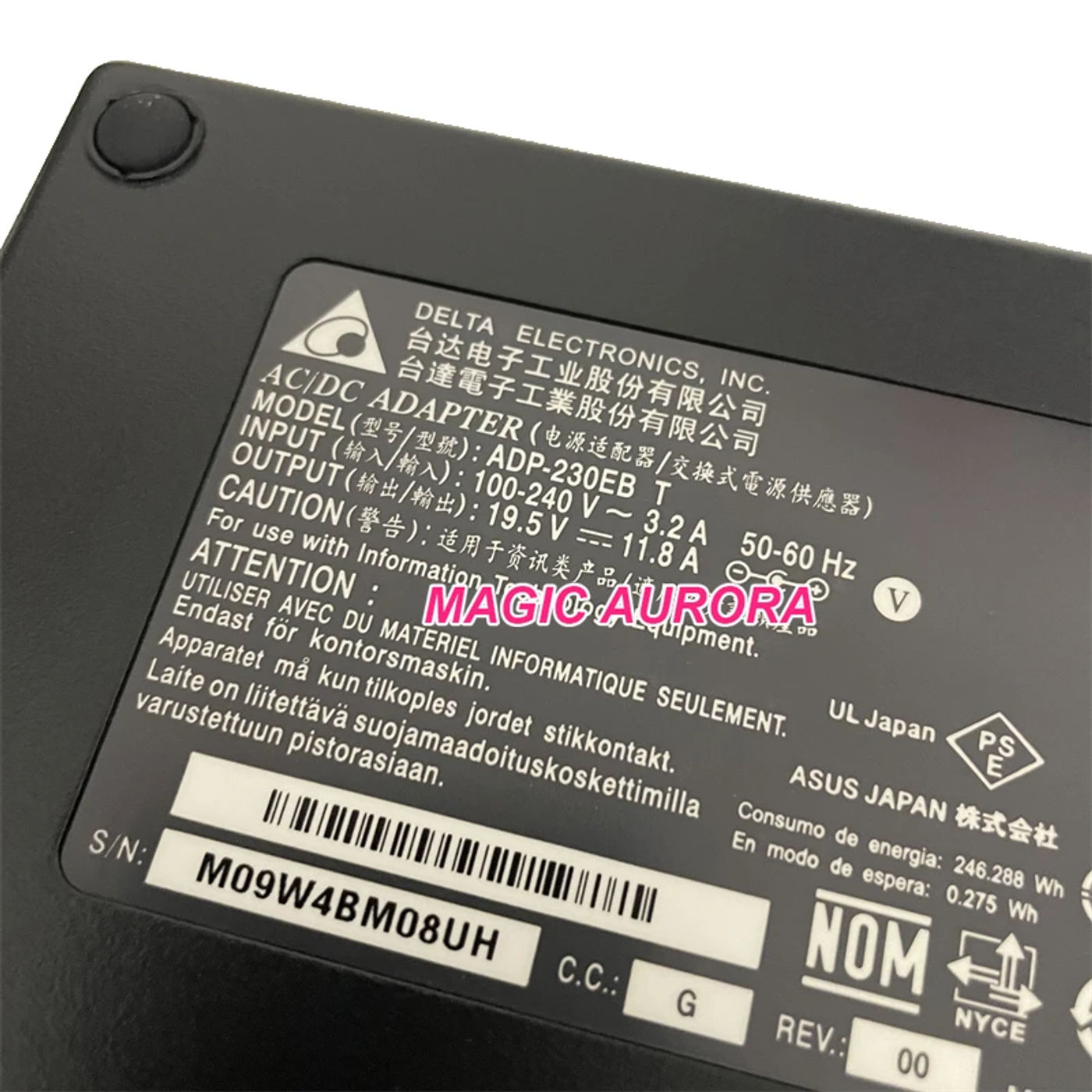 Description Picture 4 of itemOriginal DELTA ADP-230EB T 19.5V 11.8A 230W Laptop Charger For MSI GS75 GS65 STEALTH 8SG MS-1763 GT70 GT60 Gaming Laptop Adapter