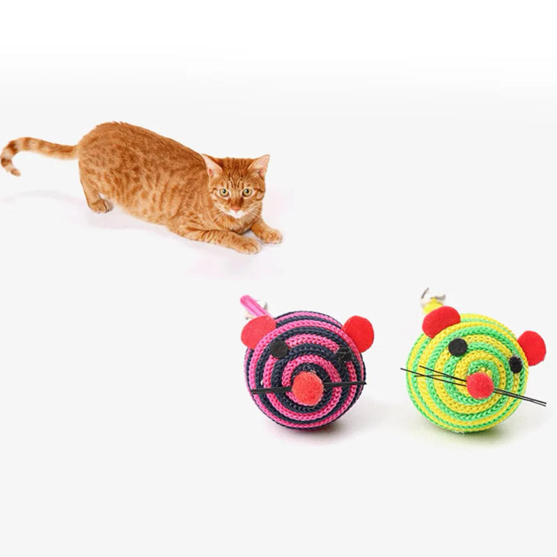 Description Picture 5 of itemBell Mouse Cat Toy Bite Resistant Squeaky Mice Toy Interactive for Indoor Little Cat Kitten Small Dogs Puppy Playing Exercise