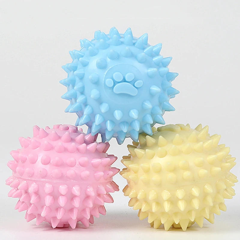 Description Picture 5 of itemSmall Dog Pets Chewing Toy Molar Cleaning Tooth TPR Bite-Resistant Hedgehog Ball Puppy Interactive Play Puzzle Toys Pet Supplies