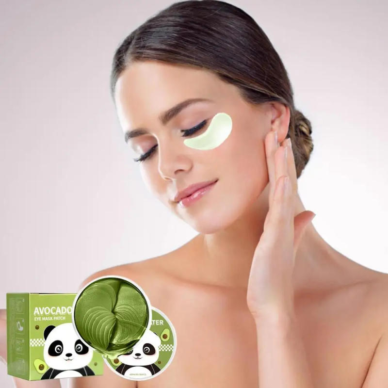 Description Picture 4 of item40 Pairs Crystal Avocado Eye Patches Under Eye Gel Mask Anti Wrinkle Dark Circles removal Eye Skincare Anti-Aging Eye Patch