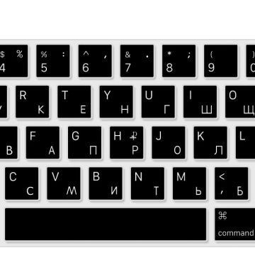 Russian for MacBook Pro 13 inch M2 2022 2021 M1 2020 A2338 A2289 A2251 MacBook Pro 16 2020 A2141 Keyboard Cover  keyboard Skin