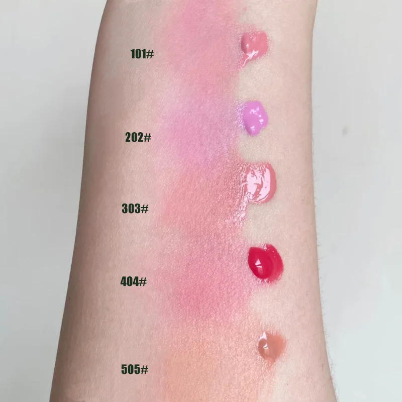 Description Picture 4 of itemWatery Blush Cream Brightening Moisturizing Peach Rouge Tint Professional Cosmetics Face Blusher Mud Lasting Cheek Blush Makeup