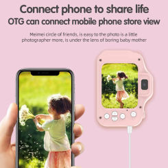 Kids Camera 4000W Children Camera 1080P HD 2.0 Inch Screen USB Rechargeable with 32GB Memory Card Kids Birthday Christmas Gifts