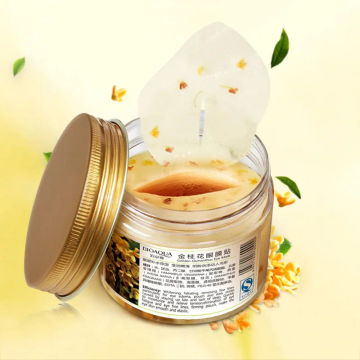 BIOAQUA Gold Osmanthus Eye Mask Eye Patches  Remove Dark Circles Eye Bag Collagen Gel Protein Sleep Patche  Eye Care