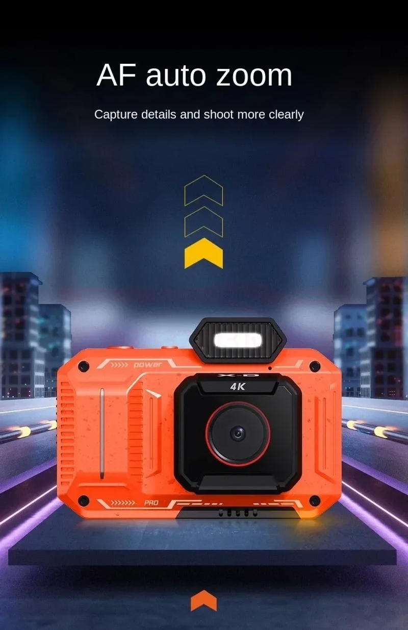 Description Picture 4 of item48M HD Digital Cameras 2.8 Inch IPS Screen Portable Instant Photo Camera 18X Zoom Dual Lens Child Camera Photographic Camcorder