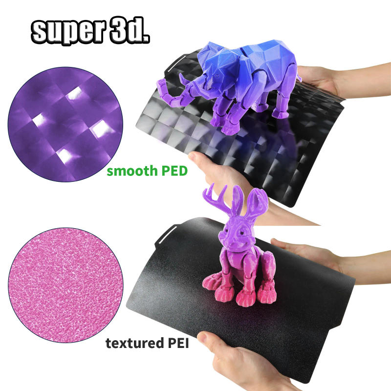 Description Picture 5 of itemMangetic Build Plate PEY PET PEO Sheet For Creality K1 Max Bambulab P1P Ender 3 Upgrade Steel PEO Plate Voron 2.4 MK3S PEI Sheet