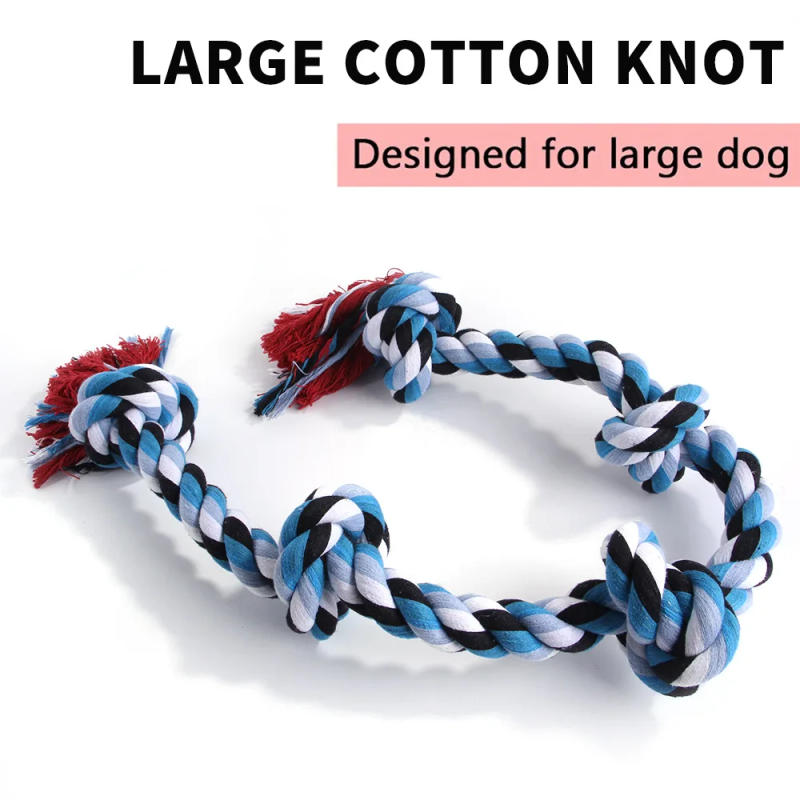 Description Picture 3 of itemDog Rope Toys for Aggressive Chewers Tough Rope Chew Toys for Large and Medium Dog Indestructible Cotton Rope for Large Breed Do