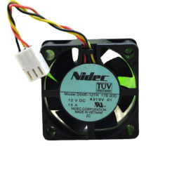 New Cooling Fan Nidec D04R-12TH 17B DC 12V 0.15A 4cm 40mm 4015 Big Wind Cooler Fan