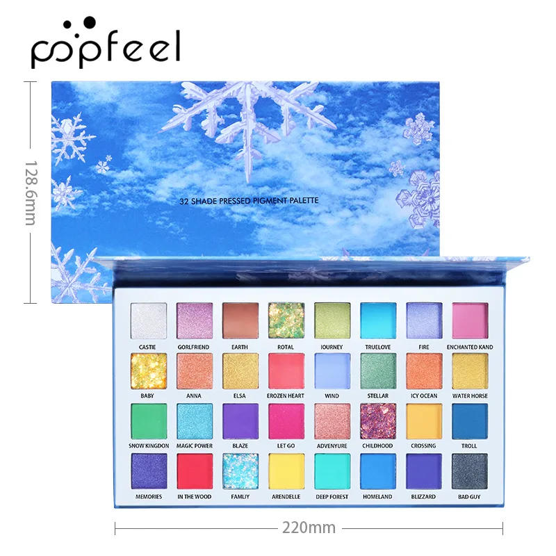 Description Picture 3 of itemMulti-color Pearl Glitter Eyeshadow Palette+Brush Set Eyes Makeup Combination Eye Shadow Plate Black Eyebrow Eyeliner Pencil Kit