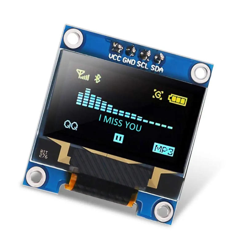 Description Picture 6 of item0.96 inch OLED IIC Serial White Blue Display Module 128X64 I2C SSD1306 12864 0.91'' LCD Screen Board GND VDD SCK SDA for Arduino
