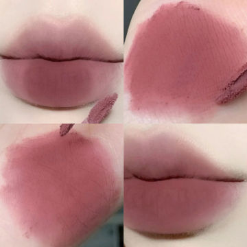 6 Color Brown Pink Lip Glaze Matte Liquid Lipstick Cute Strawberry Waterproof Velvet Nude Red Lip Mud Cheek Rouge Tint Cosmetics