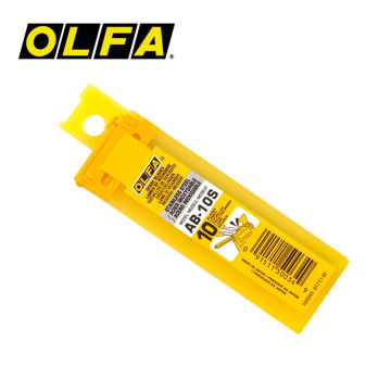 10pcs OLFA AB-10S Precision Stainless Steel 9mm Standard-Duty Stainless Snap-off Blade