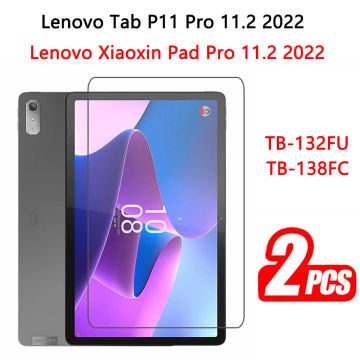 Tempered Glass For Lenovo Xiaoxin Pad Pro Tab P11 Pro 11.2 2022 TB-132FU TB-138FC Anti-Scratch Tablet Screen Protector Film