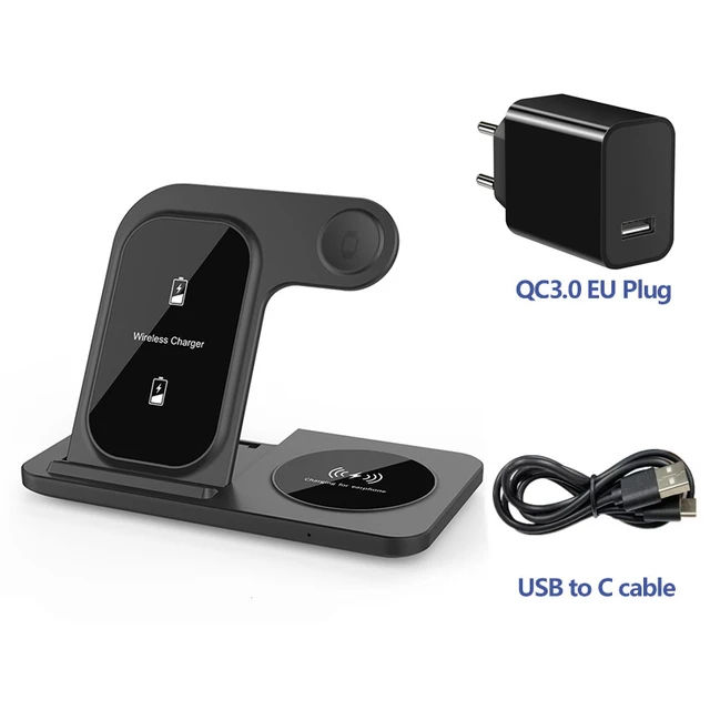 3 in 1 20W Wireless Charger For