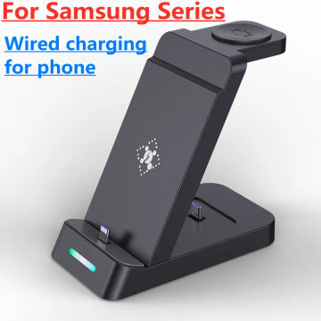 30W 3 in 1 Wireless Charger Stand  Fast Charging Dock Station For iPhone 14 13 12 11 Samsung S22 S21 Galaxy Apple Watch 8 7 6