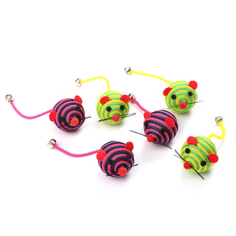 Description Picture 6 of itemBell Mouse Cat Toy Bite Resistant Squeaky Mice Toy Interactive for Indoor Little Cat Kitten Small Dogs Puppy Playing Exercise