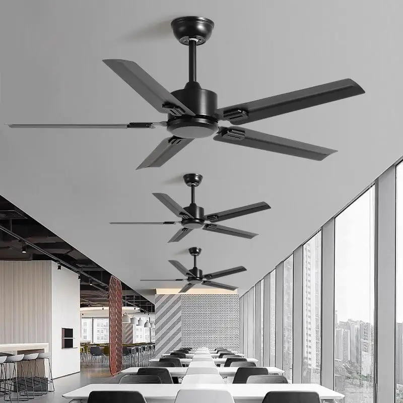 Description Picture 3 of item52 42 inch large wind iron leaf simple industrial retro ceiling fan dining room living room electric fan without lamp