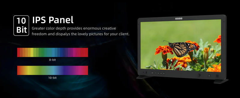 Description Picture 3 of itemOSEE Mega 22S 21.5inch Upgrade 1500 Nits High Bright HDR V-MOUNT Studio Director Camera Field Monitor Kit for Field Production