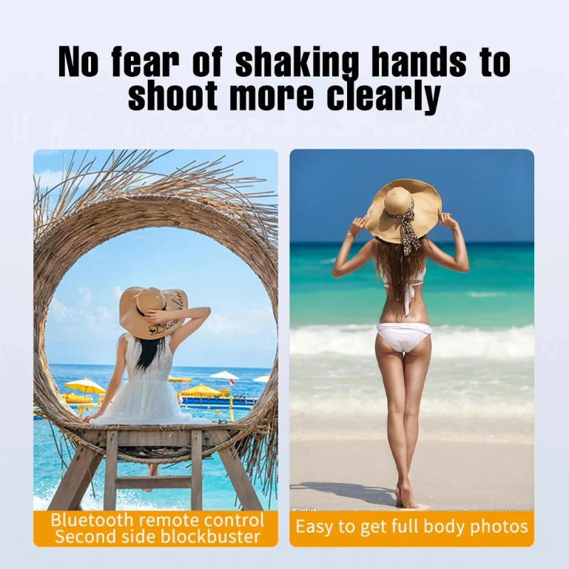 Description Picture 6 of itemRoreta Wireless Tripod Stand Selfie Stick with Light Bluetooth Remote Control Extendable for iPhone Cellphone Tiktok Live Stream