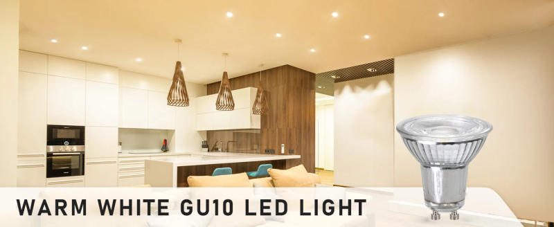 Description Picture 2 of itemWarm White 2700K GU10 LED bulb No flicker AC100-265V 5W COB Super Bright Spotlight Home Ceiling Fans Replace 50W Halogen Lamps