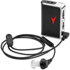 Pocket Hearing Aids - Speech Enhancer Devices and Personal Audio Amplifiers with 50dB Sound Gain and Ranges up to 100 Feet