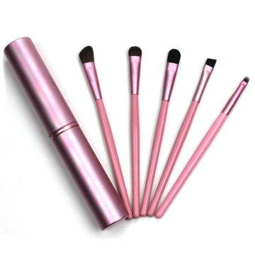 5pcs/set Four Colors Eye Shadow Makeup Brushes Set With Brush Bucket Soft High Quality Professional Beauty Makeup Tools Cosmetic