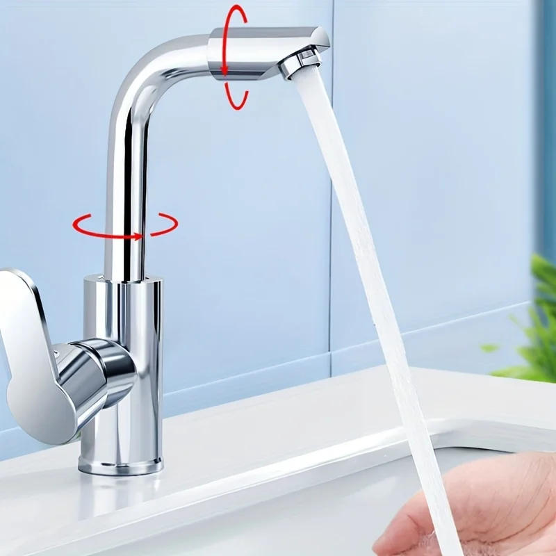 Description Picture 4 of itemUniversal Vegetable Basin Faucet Bathroom Faucet2-in-1 Sink Washbasin Washbasin Household Hot Cold Water Hot Cold Water Faucet