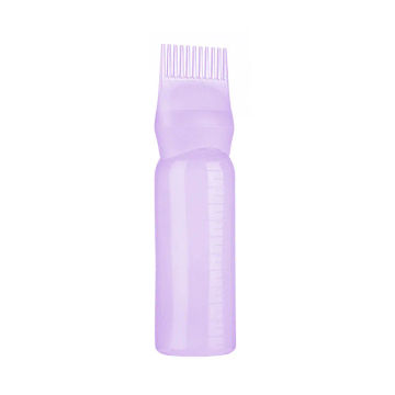 120ml Multicolor Plastic Hair Dye Refillable Bottle Applicator Comb Dispensing Salon Hair Coloring Hairdressing Styling Tool