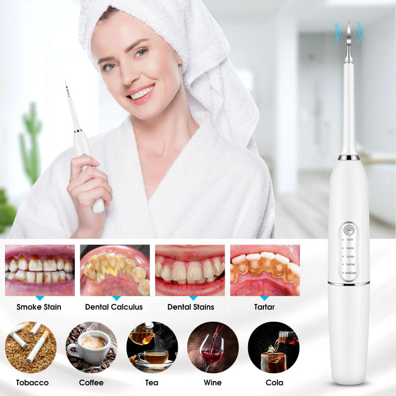 Description Picture 3 of itemUltrasonic Electric Sonic Dental Scaler Stain Tartar Calculus Remover Teeth Whitening Cleaning Waterproof Electric Toothbrush