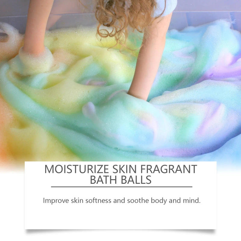 Description Picture 6 of itemSoothing Bath Bombs Long Lasting Flower Fragrances Relaxing Exfoliating Ball Shower Moisturizing Stress Relief Salt Bubble Balls