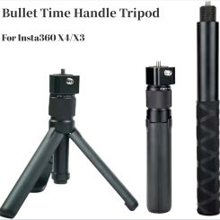 Bullet Time Handle Tripod Bundle 360° Rotating Grip For insta 360 x4/x3 DJI Pocket 3 Gopro Universal Selfie Stick  Action Camera