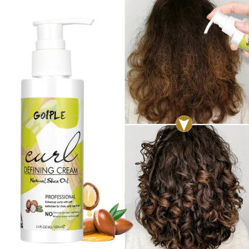 GOIPLE 100ML Curl Defining Cream for Perfection Wavy Hair Care Curly Enhancer Smooth Anti-Frizz and Enhance Natural All Type