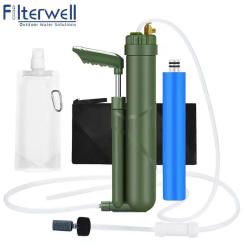 Filterwell Pump RO Gallon Water Filter Outdoor Filters Reverse Osmosis Purifier System Accessories For Travel Camping Hiking