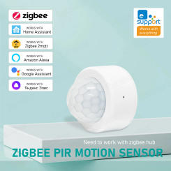 EWelink Zigbee 3.0 Motion Sensor Smart Human Body PIR Sensor Infrared Detector Security Alarm Sensor Support Z2M Home Assistant