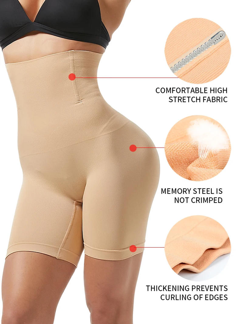 Description Picture 6 of itemAishang Women's High Waist Body Shaper Butt Lifter Shapewear Trainer Tummy Control Panties Seamless Thigh Slimmers Cincher