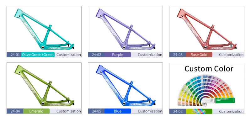 Description Picture 2 of itemMEINIER 24 inch carbon bicycle frame 24er mtb Carbon kid student bike Frameset Single Chainring 24 Carbon Junior Kids Bike Frame