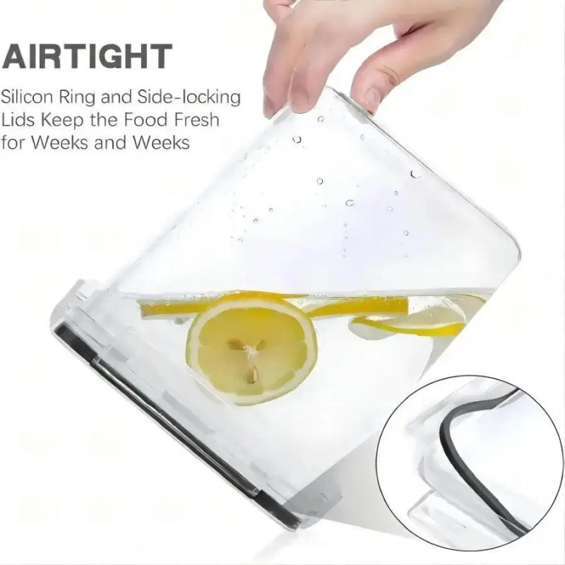 Description Picture 5 of itemAirtight Food Storage Containers, 7 Pieces Plastic Cereal Containers with Lids, Kitchen Pantry Organization & Storage, 24 Labels