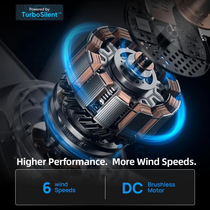 Description Picture 4 of itemIRALAN Modern Invisible Ceiling Fan with LED Light DC motor Large Air Volume Remote Control for Bedroom Dining room